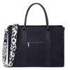 Picture of Laptop Tote Bag for Women Work Shoulder Bags 15.6 inch Canvas Laptop Computer Purse Messenger Teacher Handbag Business Office Briefcase（Leopard print）