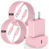 Picture of 2Pack iPad Charger Fast Charging 10 ft(Pink), 20W USB C Charger Block with Long USB C to C Cable for iPad Pro 12.9 in 5th/4th/3rd Gen,iPad Pro 11 in 2021/2020/2018,iPad Air 5th/4th Gen,iPad Mini 6th