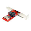 Picture of CY PCI-Express 4.0 Mini SAS SFF-8087 to SAS HD SFF-8643 PCBA Female Adapter with Bracket