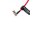 Picture of 12G BNC-Coaxial-Cable Alvin's Cables HD SDI BNC Male to Male L-Shaped Original Cable for 4K Video Camera 1M Red