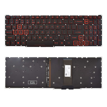 Picture of SUNMALL Replacement Keyboard with Backlit Compatible with Acer Predator Helios 300 PH315-52 PH315-53 PH317-53.Acer Nitro 5 AN515-43 AN515-54 AN515-55 AN517-51.Acer Nitro 7 AN715-51