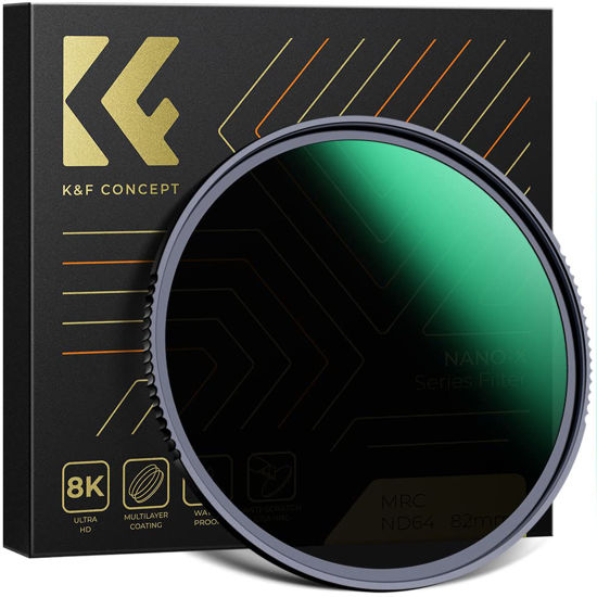 Picture of K&F Concept 52mm ND64 Lens Filter (6-Stop Fixed Neutral Density Filter), 28 Multi-Layer Coatings HD Waterproof Ultra Slim Nano-X Series Filter for Camera Lens4