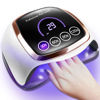 Picture of UV LED Nail Lamp, Gugusure Upgrade 180W Nail Dryer for Gel Polish with LCD Display, Auto Sensor and 4 Timer Settings, Professional Gel Curing Lamp Gel Polish Light with 42 LED Beads for Salon and Home