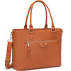 Picture of Laptop Tote Bag for Women 15.6 Inch PU Leather Office Work Briefcase Computer Handbag