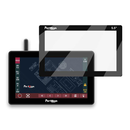 Picture of Portkeys 5.5Inch Screen Protector Only for BM5WR/BM5III/LH5P/LH5P II(2PCS)