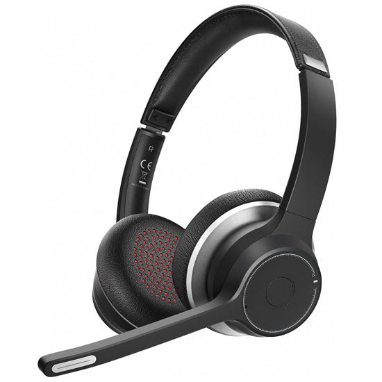 Headphones with microphone store for computer wireless