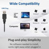 Picture of USB Headset with Microphone Noise Cancelling & Audio Controls, Computer Headphones for PC Laptop, Business, Home Office, Call Center, Skype, Zoom, Webinar, Clear Chat, Super Light,Binaural