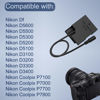 Picture of HY1C EP-5A Power Supply Connector EH-5 AC Adapter EN-EL14 Dummy Battery Kit for Nikon D3100 D3200 D3300 D3400 D3500 D5100 D5200 D5300 D5500 D5600 P7800 P7100 Cameras.