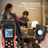 Picture of Light Meter Digital Lux Meter Handheld Illuminance Light Meter with 360 Degree Rotating Sensor, 4 Digit LCD Display 0~200,000 Measurement Range Luxmeter Tester for Plants, Headlights, Home & Office