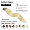 Picture of SUYYA Tape in Hair Extensions Human Hair Balayage Ash Blonde to Medium Blonde and Platinum Blonde 12 Inch 40g/pack 20pcs Straight Seamless Skin Weft Tape in Real Human Hair Extensions(12inch #P22/60/T18)