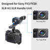 Picture of Nitze Top Plate for Sony FX3 / FX30 XLR-H1 XLR Handle Unit with Built-in Cold Shoe - T-S08A