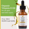 Picture of Organic Vitamin E Oil for Skin & Scars |100% Pure Natural Vitamin E Serum Hand Made in South Carolina | 15000 IU Vitamin E for Face & Hair| Non-GMO, Gluten & Cruelty Free, Vegan | Unscented 1 Fl Oz