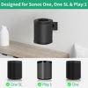 Picture of notiela Speaker Wall Mount and Ceiling Mount for Sonos One, One SL, Play 1 Speaker Mount - Swivel & Tilt Adjustable Mounting Brackets for Sonos One, One SL, Play:1 Speaker Mounts, Black