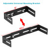 Picture of 4 Sets(12 Pieces) Adjustable Universal Mounting Bracket for CB/Ham Radio Transceiver & Scanners, Adjust from 6" to 10" in Width