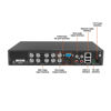 Picture of TIGERSECU Ultra HD 5MP 8-Channel Hybrid NVR and DVR Recorder with 2TB Hard Drive, for 8 Analog/TVI/AHD/CVI Security Cameras and 8 Network IP Cameras (Cameras Not Included)