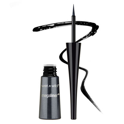 Picture of wet n wild MegaLiner Liquid Eyeliner Black Black