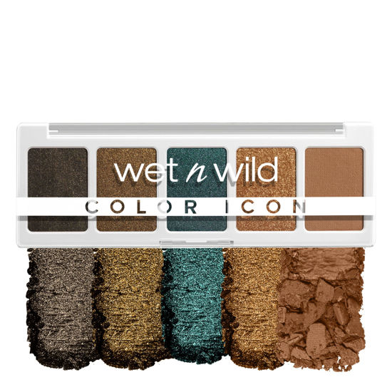 Picture of wet n wild Color Icon Eyeshadow Makeup 5 Pan Palette, My Lucky Charm, Matte, Shimmer, Metallic, Long Wearing, Rich Buttery Pigment, Cruelty Free