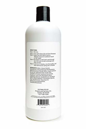 Picture of Amazon Brand - Solimo Soft & Sleek Conditioner for Dry or Damaged Hair, 28 Fluid Ounce