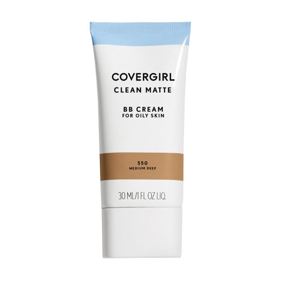 Picture of COVERGIRL Clean Matte BB Cream Medium/Deep 550 For Oily Skin, (packaging may vary) - 1 Fl Oz (1 Count)