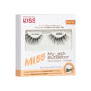 Picture of KISS MLBB My Lash But Better False Eyelashes, Everyday Wearable Volume with Superfine Band Technology, Easy To Apply, Reusable, Cruelty-Free, Contact Lens Friendly, Style 'No Filters', 1 Pair Fake Eyelashes No Filters 1 Pair (Pack of 1)