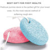 Picture of Natural Foot Pumice Stone for Feet, Borogo 2-Pack Lava Pedicure Tools Hard Skin Callus Remover for Feet and Hands -Red&Blue