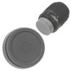 Picture of Fotodiox Designer (Gray) Rear Lens Cap Compatible with Nikon F-Mount Lenses (Non-AI, AI, AIS, AF, AFD, AFS, G, DX, FX)