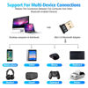 Picture of Bluetooth 5.0 USB Dongle, Bluetooth Adapter for PC Computer Desktop Laptop, Wireless Transfer for Bluetooth Headphones Speakers Keyboard Mouse Printers Music & Calls, Windows 11/10/8.1/8