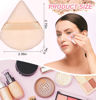 Picture of 8 Pieces Triangle Powder Puff Face Soft Triangle Makeup Puff Velour Cosmetic Foundation Blender Sponge Beauty Makeup Tools