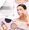 Picture of 8 Pieces Triangle Powder Puff Face Soft Triangle Makeup Puff Velour Cosmetic Foundation Blender Sponge Beauty Makeup Tools