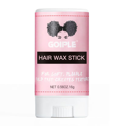 Picture of Wax Stick for Hair, Hair Pomade Stick Long-Lasting Styling Wax Stick, Hair Wax Stick Smoothing & Slick Stick for Hair Wigs, Styling Waxes for Fly Away & Edge Frizz Hair (0.56 oz)