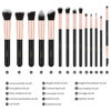 Picture of Makeup Brushes, Makeup Kit 14PCS, Make up Brushes Set Black for Makeup