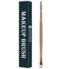 Picture of KINGMAS Angled Eyebrow Brush, Professional Eye Brow Brush and Spoolie Brush (Dark Brown)