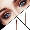 Picture of KINGMAS Angled Eyebrow Brush, Professional Eye Brow Brush and Spoolie Brush (Dark Brown)