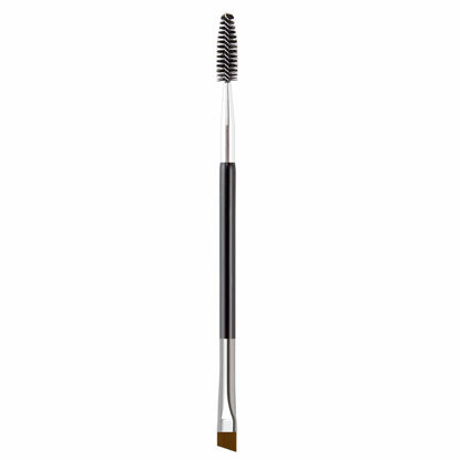 Picture of Eyebrow Brush, KINGMAS Professional Double-Ended Angled Eye Brow Brush and Spoolie Brush (Black)