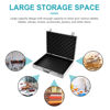 Picture of ERINGOGO Aluminum Briefcase - 11 Inch Hard Laptop Briefcases with Lock, Multifunctional Attache Case