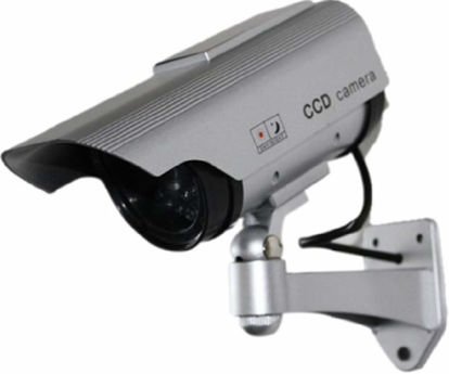 Picture of Cop Security 15-CDM18 Solar Powered Fake Dummy Security Camera, Silver