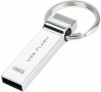 Picture of Dorypal 1TB USB Flash Drive 3.0 USB Memory Stick 1TB Portable Waterproof Thumb Drive with Keyring for PC, Laptop, Computer(1000GB)