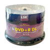 Picture of DVD+R DL Double Layer 8X 8.5GB 240min Video, White Inkjet Printable, by LSK Media, 50 Pack in Spindle | Blank DVDs for Burning Video | DVD Discs Blank | Recordable DVDs