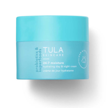 Picture of TULA Skin Care 24-7 Hydrating Day & Night Cream - Anti-Aging Moisturizer for Face, Contains Watermelon & Blueberry Extract, 1.5oz