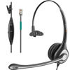 Picture of Wantek Corded Telephone Headset Mono w/Noise Canceling Mic for Avaya Aastra Allworx Adtran Alcatel Lucent AltiGen Comdial Digium Gigaset InterTel Mitel Plantronics MiVoice Landline Deskphones(F600S1)