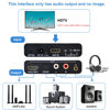 Picture of 192KHz eARC/ARC Audio Converter, HDMI eARC/ARC Audio Extractor to HDMI, SPDIF/Optical, L/R or 3.5 mm Jack Stereo, Digital to Analog Aduio Converter