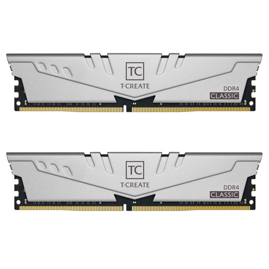 Picture of TEAMGROUP T-Create Classic 10L DDR4 16GB Kit (2 x 8GB) 3200MHz (PC4 25600) CL22 Desktop Memory Module Ram - TTCCD416G3200HC22DC01