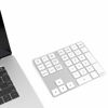 Picture of Bluetooth Numeric Keypad with Multiple Shortcuts 34-Keys Number Pad Wireless Portable Slim Number Pad for iPad/Mac/Laptop/PC Compatible with Windows Android iOS System