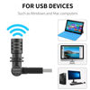 Picture of BOYA USB-A Microphone Record, BY-M100UA Mini Shotgun Microphone Plug & Play for USB-A Devices Samsung/Huawei Windows, PC Computer, Tablets, MAC in Podcast Liverstream Tiktok YouTube Video