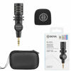 Picture of BOYA Camera Microphone, BY-M100 Mini Shotgun Microphone 3.5mm TRS Plug & Play for DSLR Cameras Canon Nikon Sony SLR in Vlog Liverstream YouTube Video