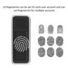 Picture of Dilwe Mini USB C Fingerprint Reader for Windows 7,8,10, Fingerprint Scanner Support 10 Fingerprints, 0.5s Fast Recognition, Self Learning Algorithm, 360° Touch Speedy Matching