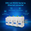 Picture of USR-DR301 DIN-Rail RS232 Serial to Ethernet Converter Tiny Size RS232 Ethernet Serial Device Server Supports Websocket