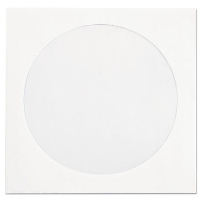 Picture of Quality Park Paper CD/DVD Sleeve, Ungummed, White, 4.825 x 5, 250 per Box, (62905)