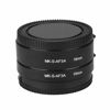 Picture of Qiilu Lens Extension Tube, Auto Focus AF Macro Extension Tube Set 10mm,16mm Fit for Sony E/FE NEX3 NEX5 NEX6 NEX7 A5000/A6000/A7/A7M2 Series