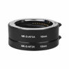 Picture of Qiilu Lens Extension Tube, Auto Focus AF Macro Extension Tube Set 10mm,16mm Fit for Sony E/FE NEX3 NEX5 NEX6 NEX7 A5000/A6000/A7/A7M2 Series